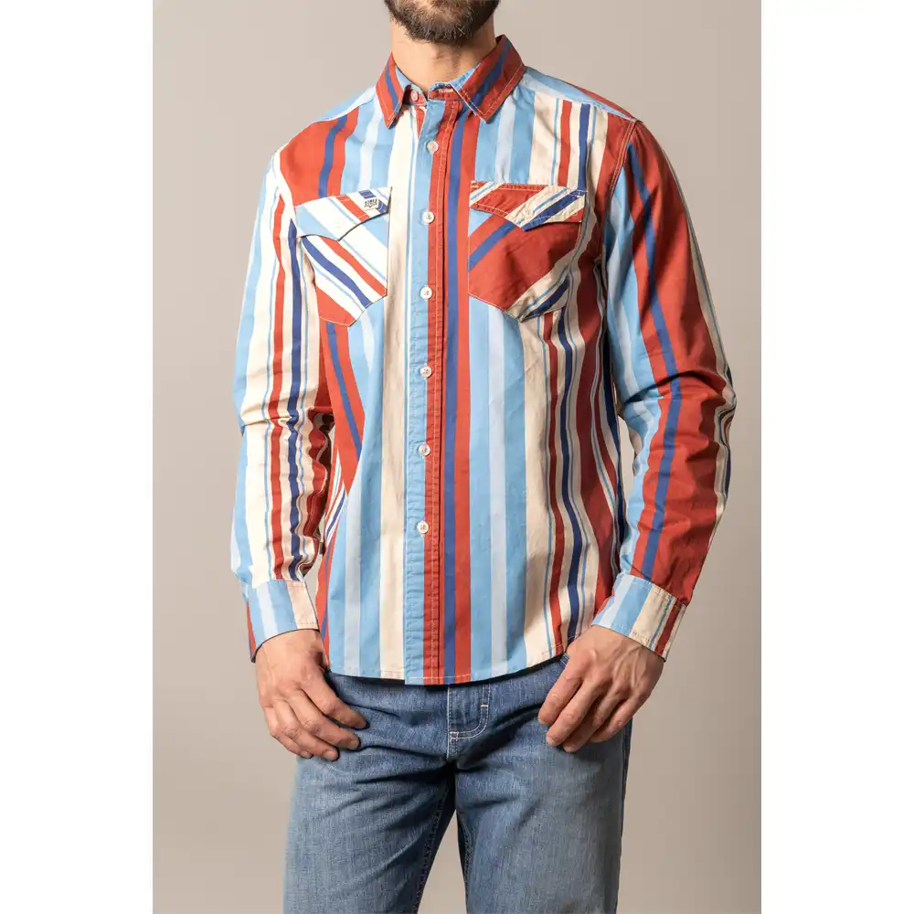 kimes ranch men's long sleeve shirt red