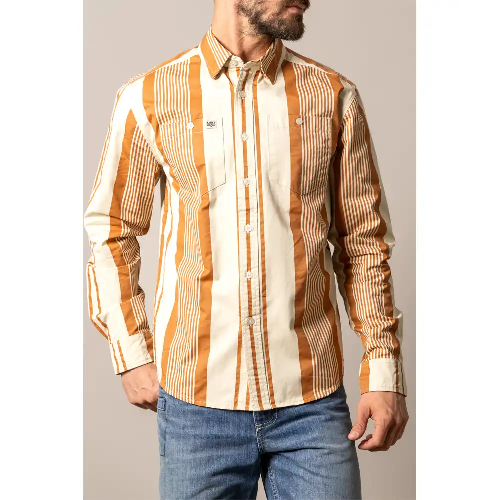 kimes ranch men's long sleeve shirt bran