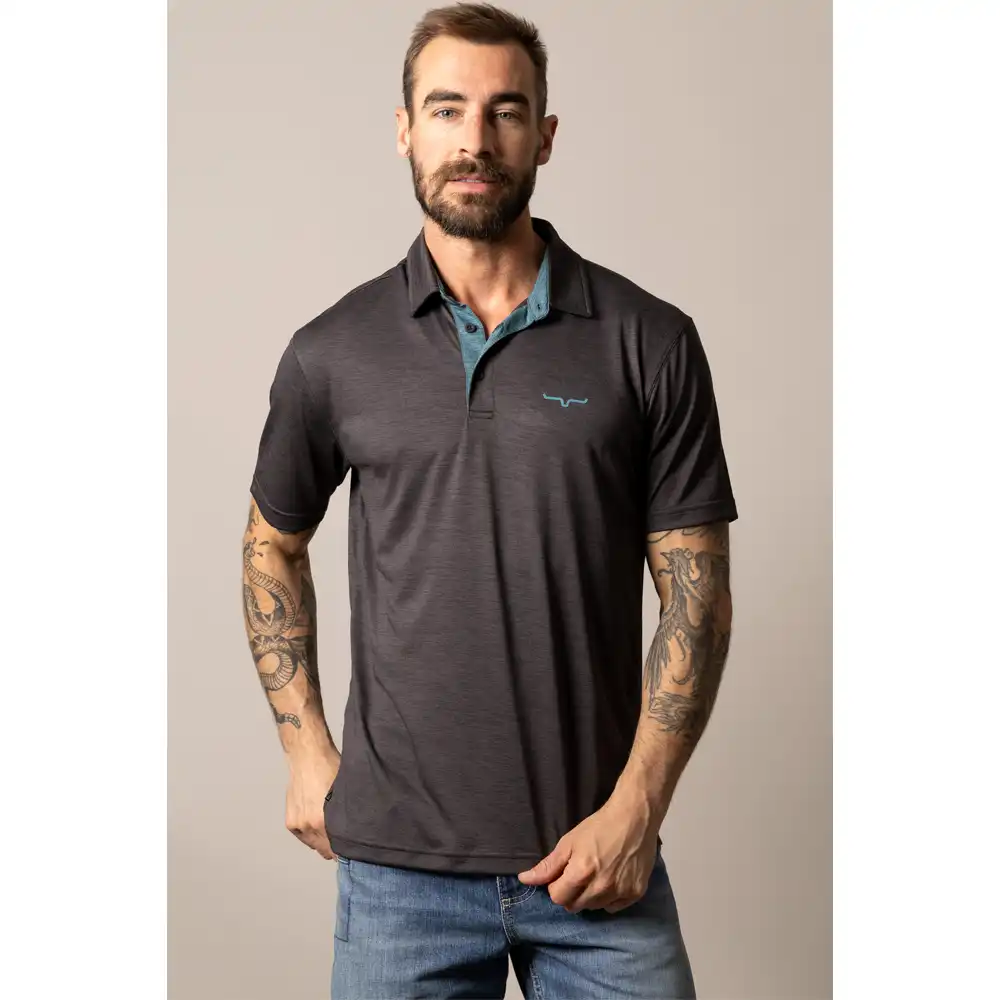 "Fletcher" Men's Polo - Black