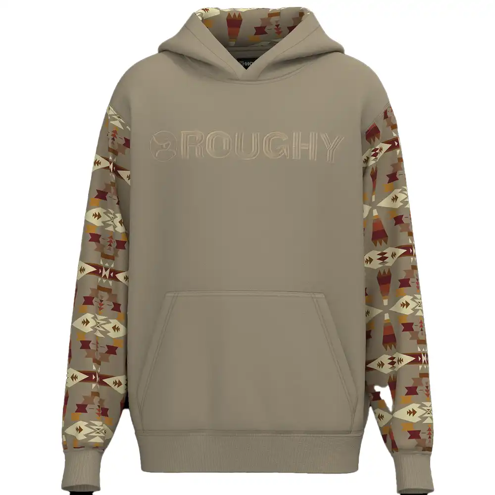 hooey men's hoodie tan