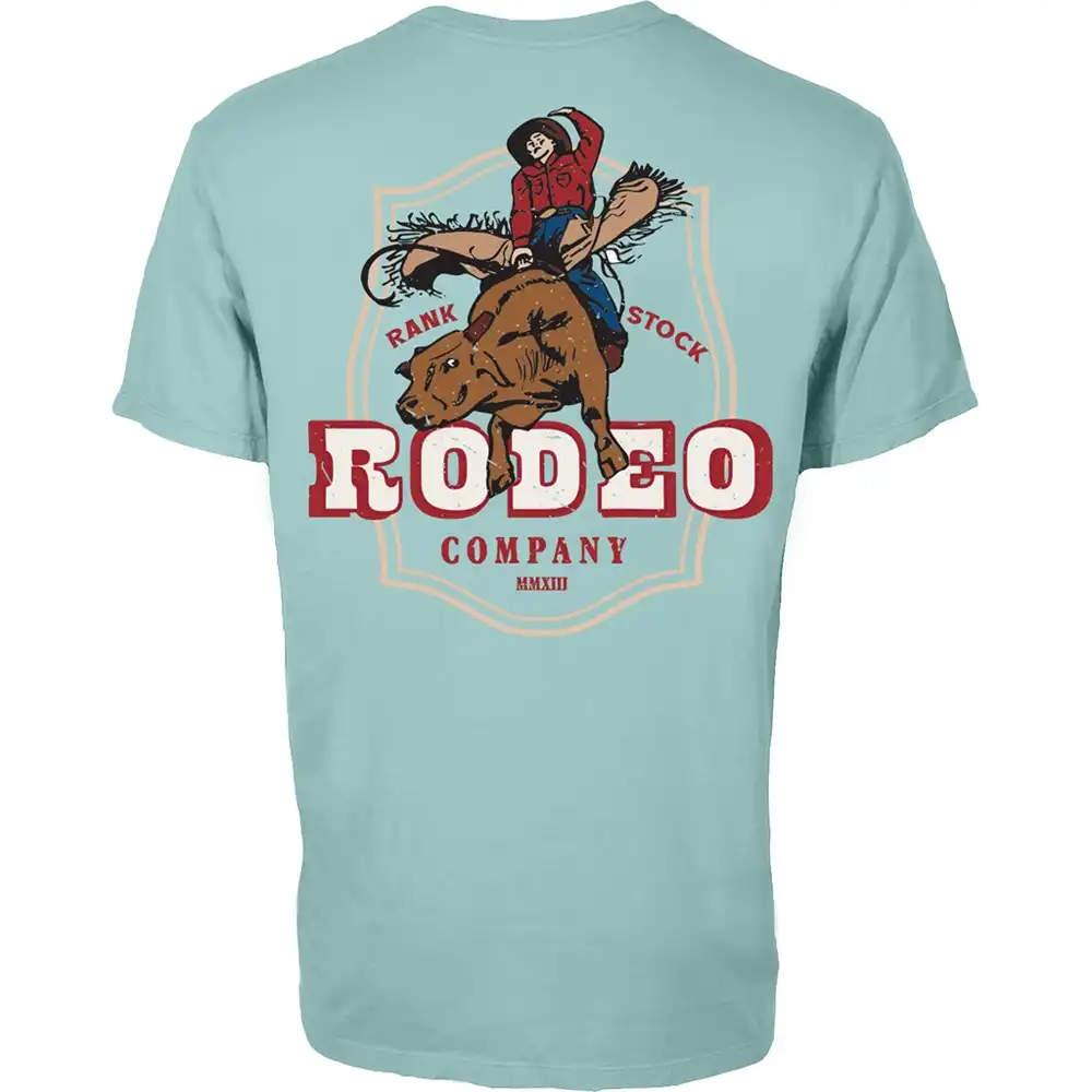 hooey men's graphic tee shirt blue