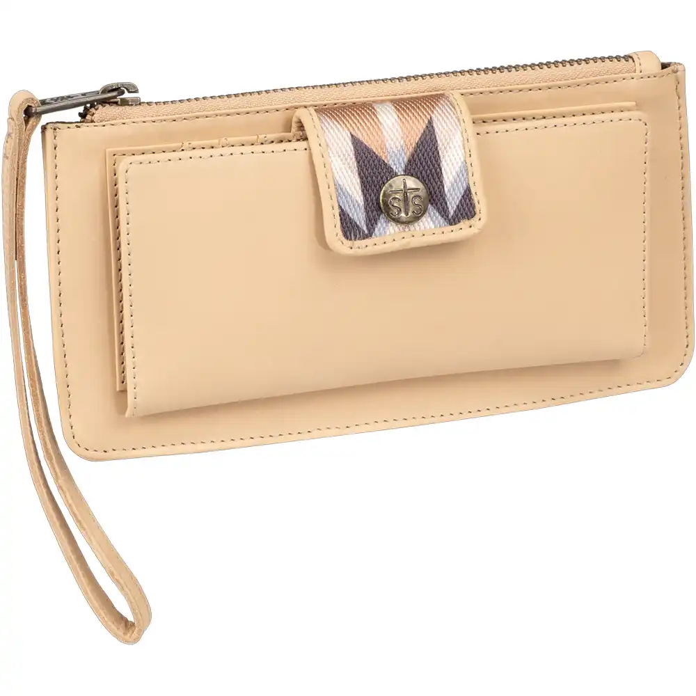 sts ranchwear buckskin wristlet