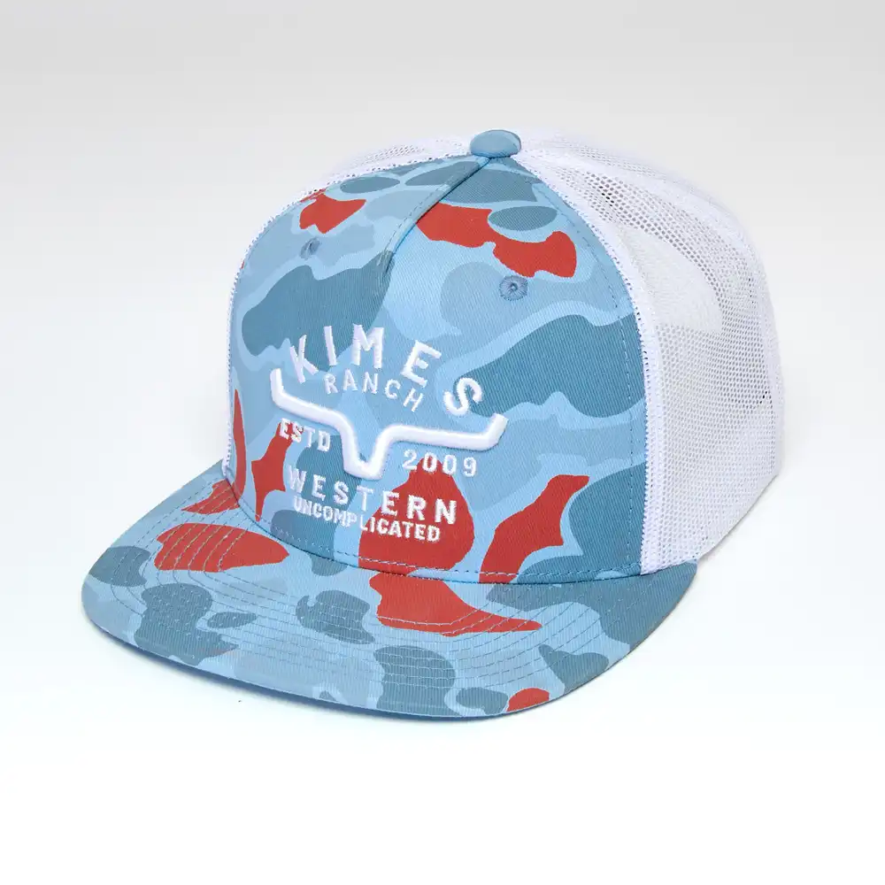 kimes ranch cap blue camo