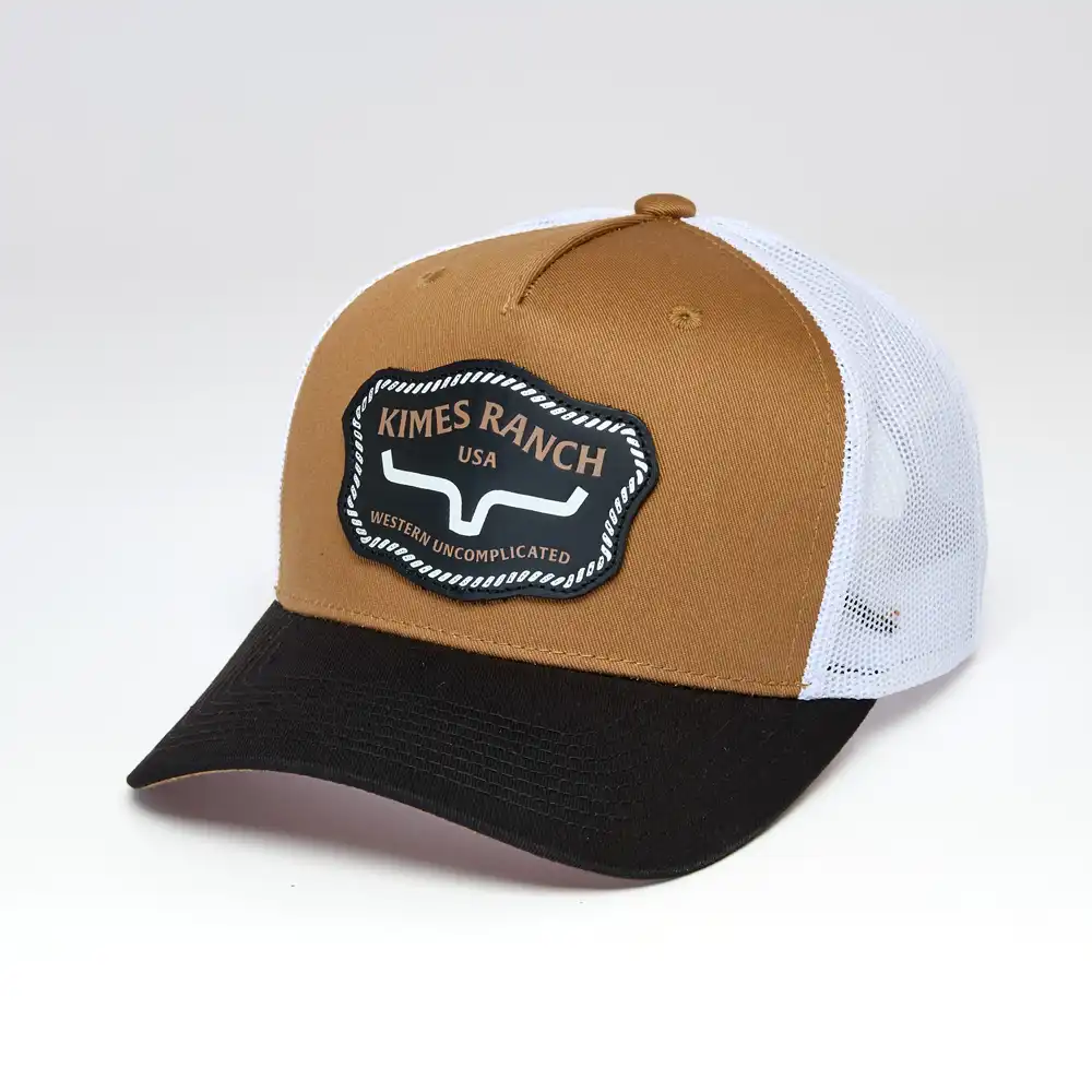 kimes ranch cap brown and white