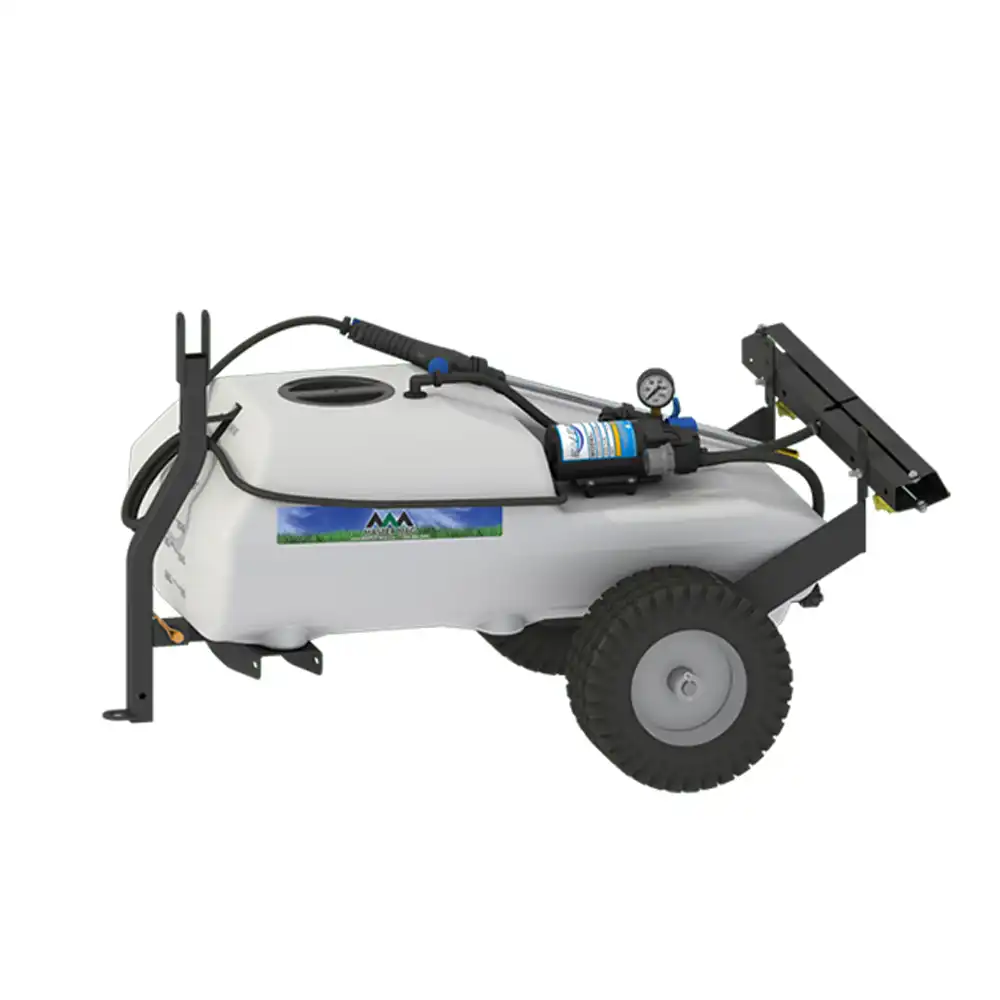24 Gallon Deluxe Trailer Broadcast Sprayer, 7 Foot Swath