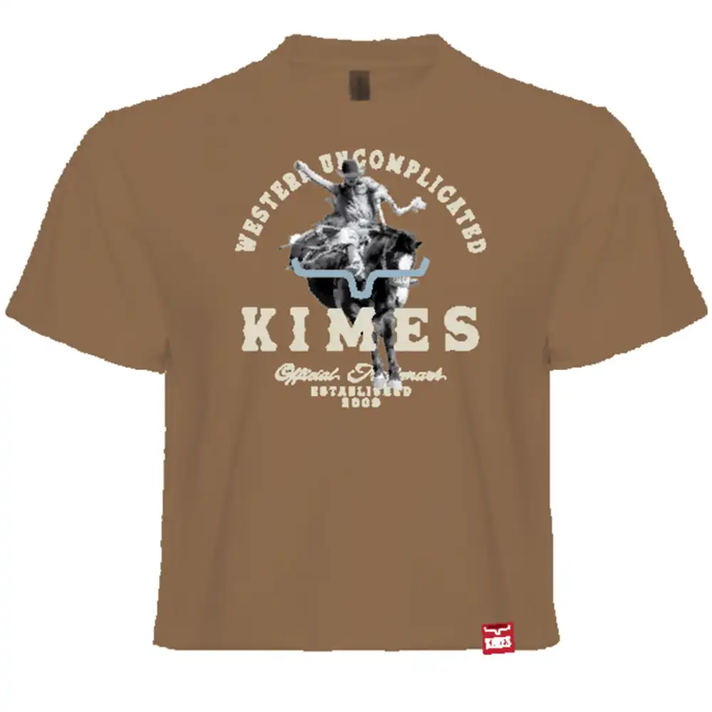 kimes ranch women's tee shirt brown