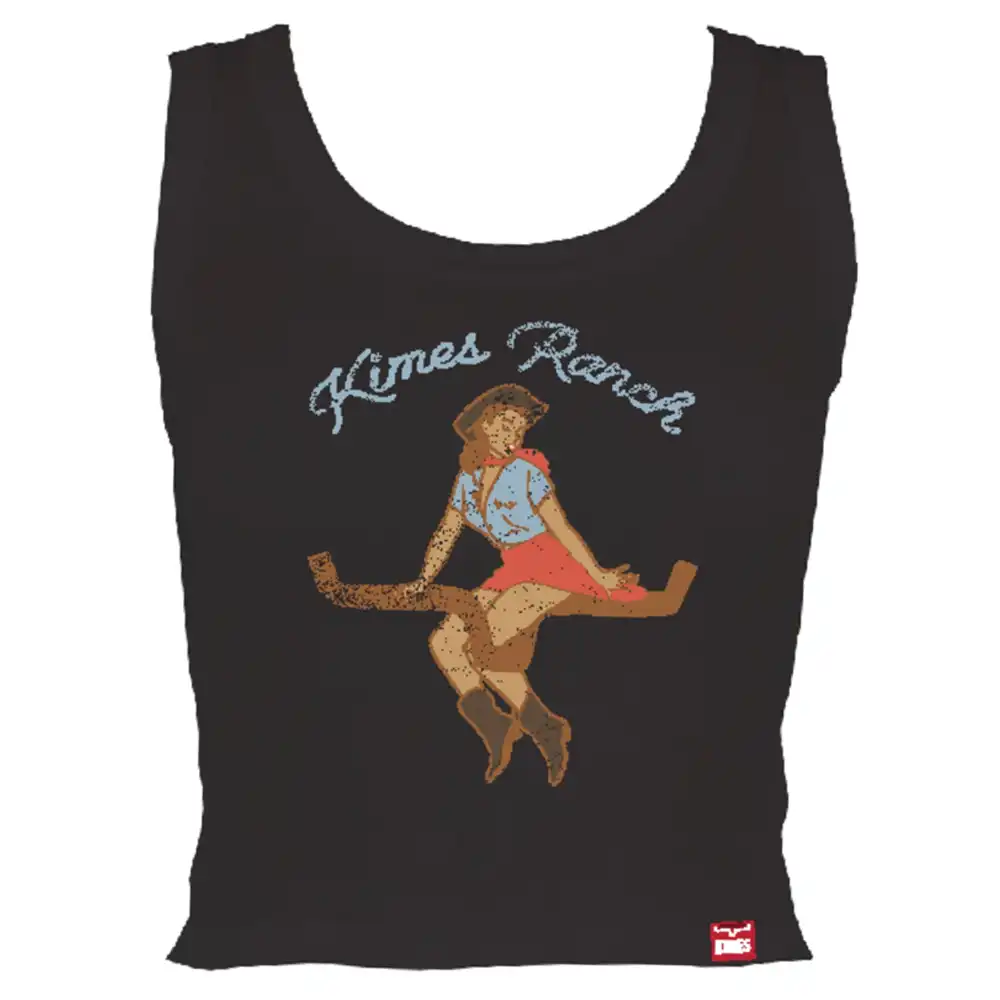 kimes ranch women's graphic tank black