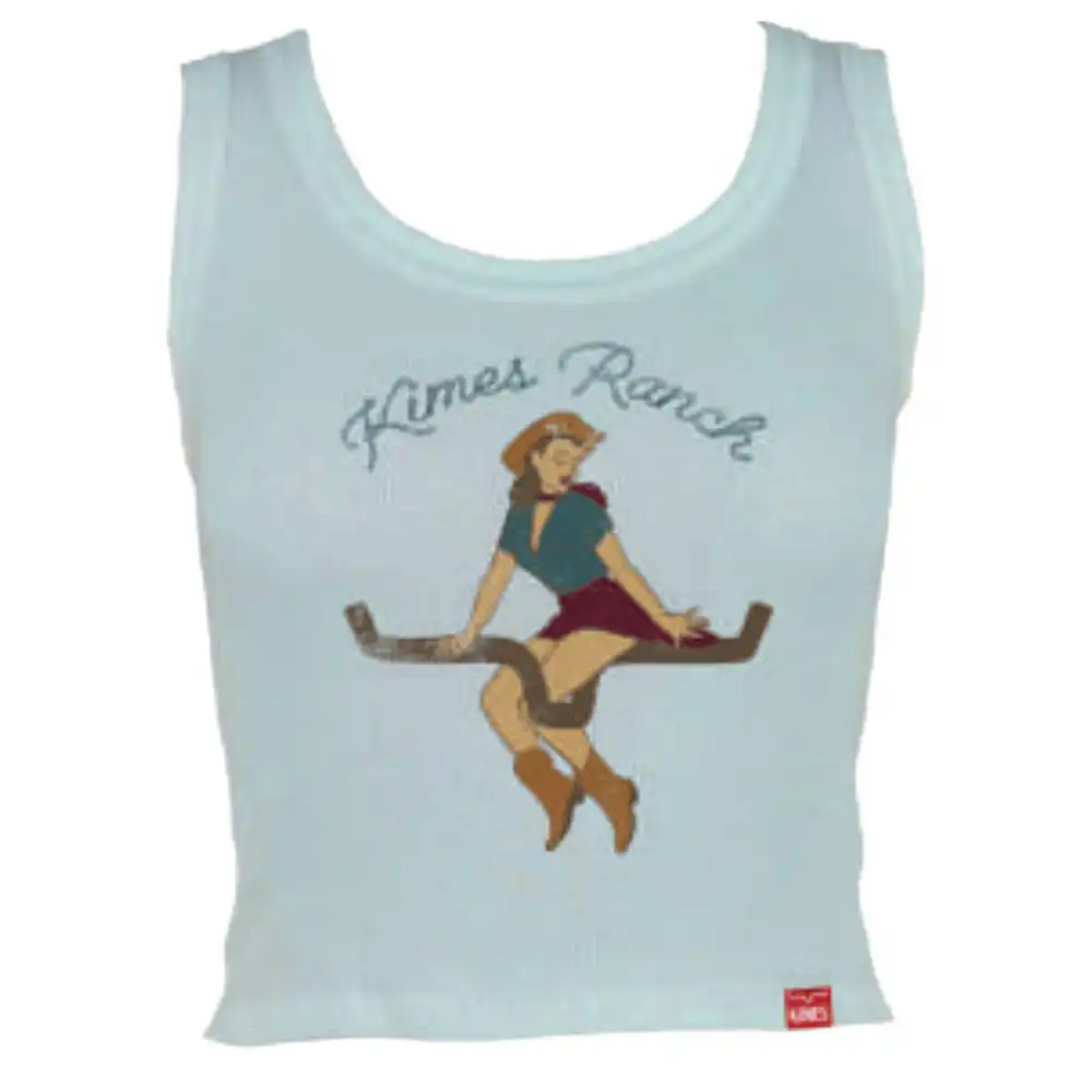 kimes ranch women's graphic tee shirt blue