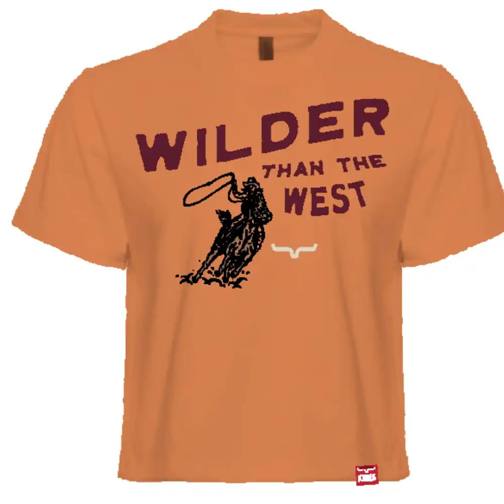 kimes ranch women's graphic tee orange