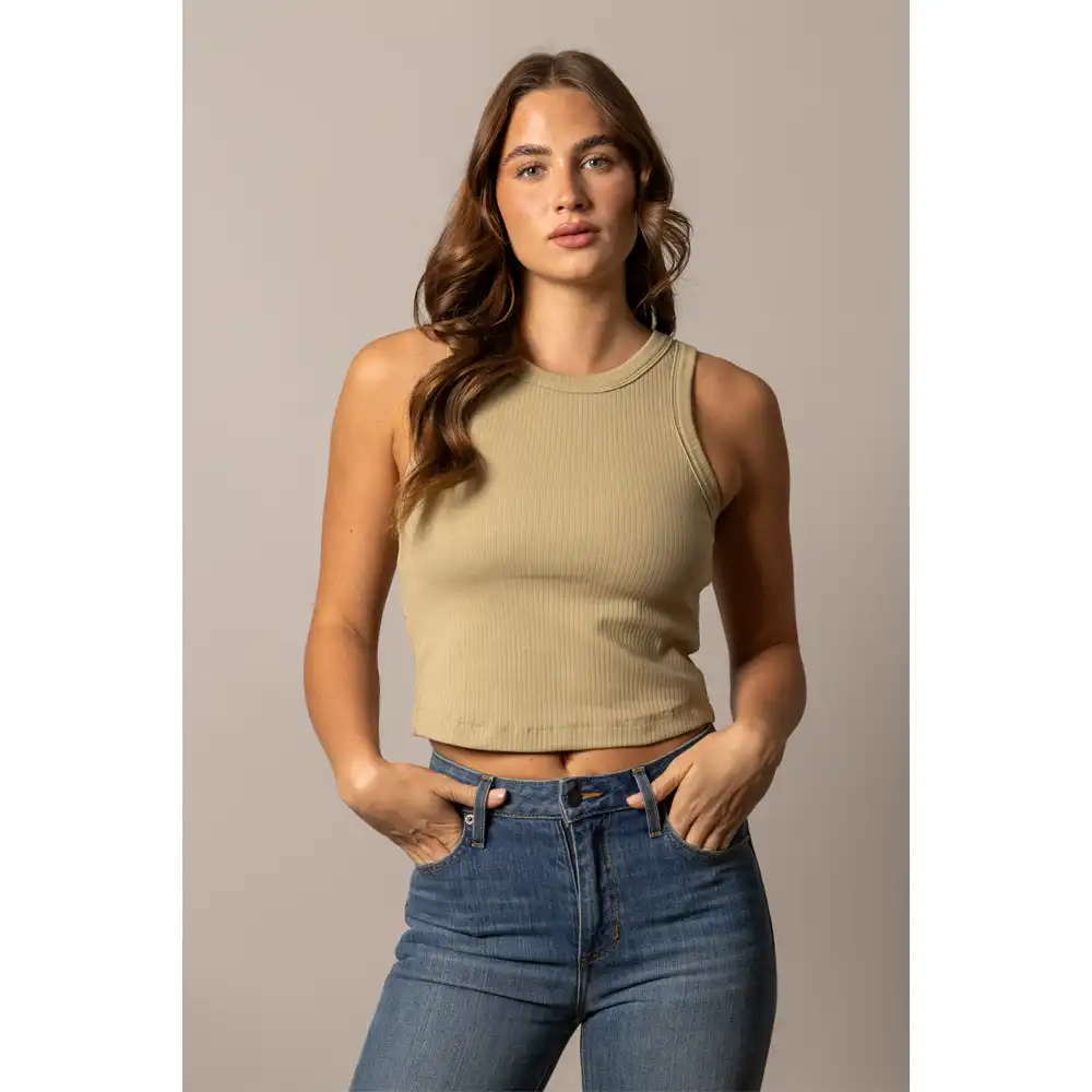 kimes ranch women's tank sand