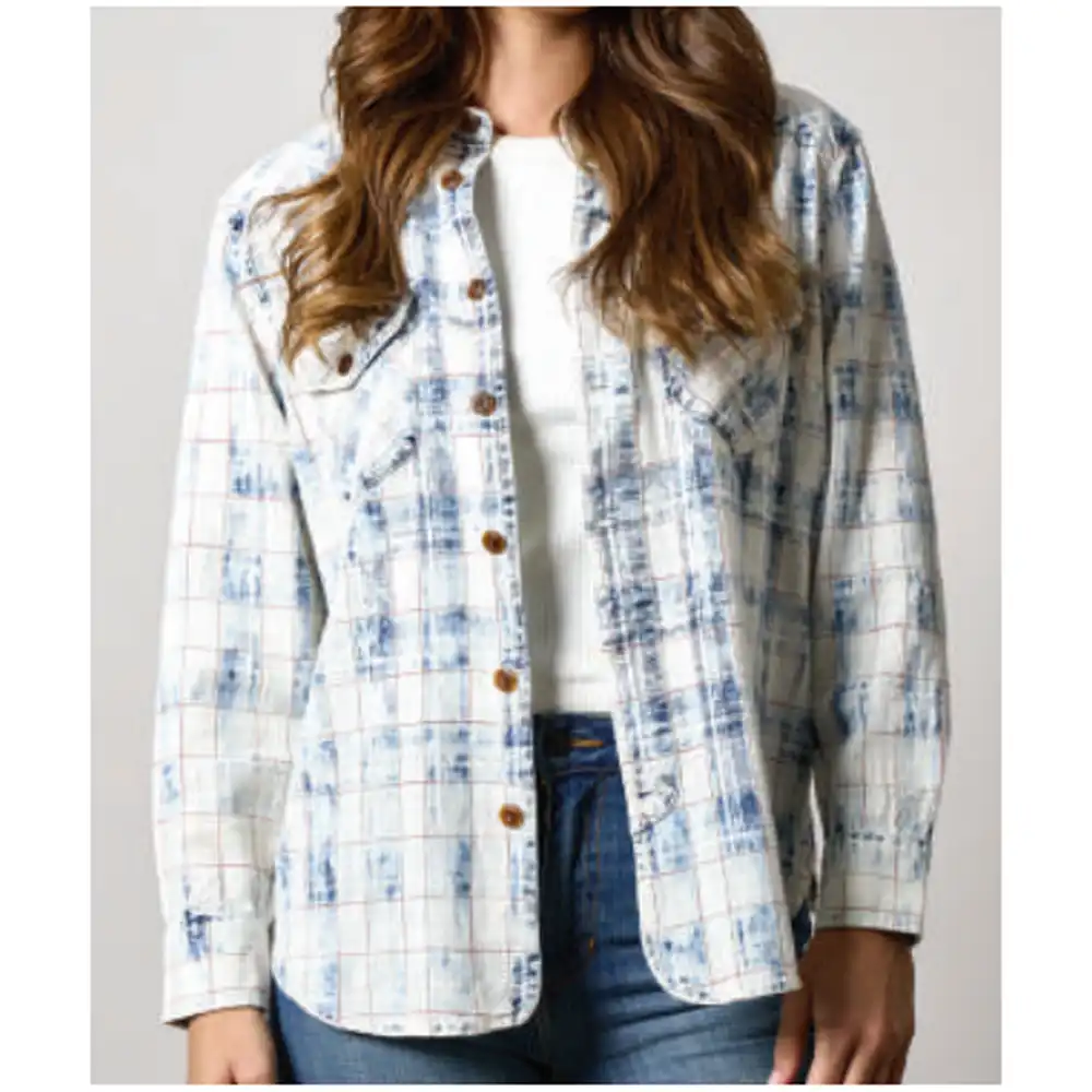 kimes ranch women's oversized linen shirt pristine