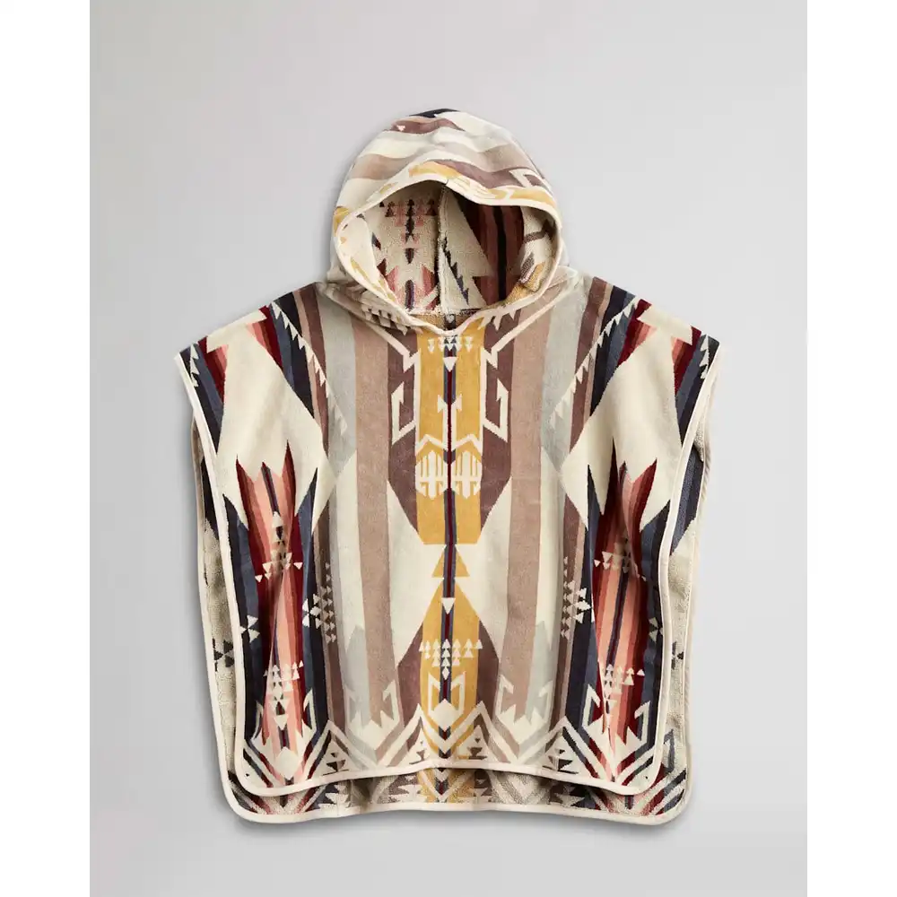 pendleton kid's hooded towel tan