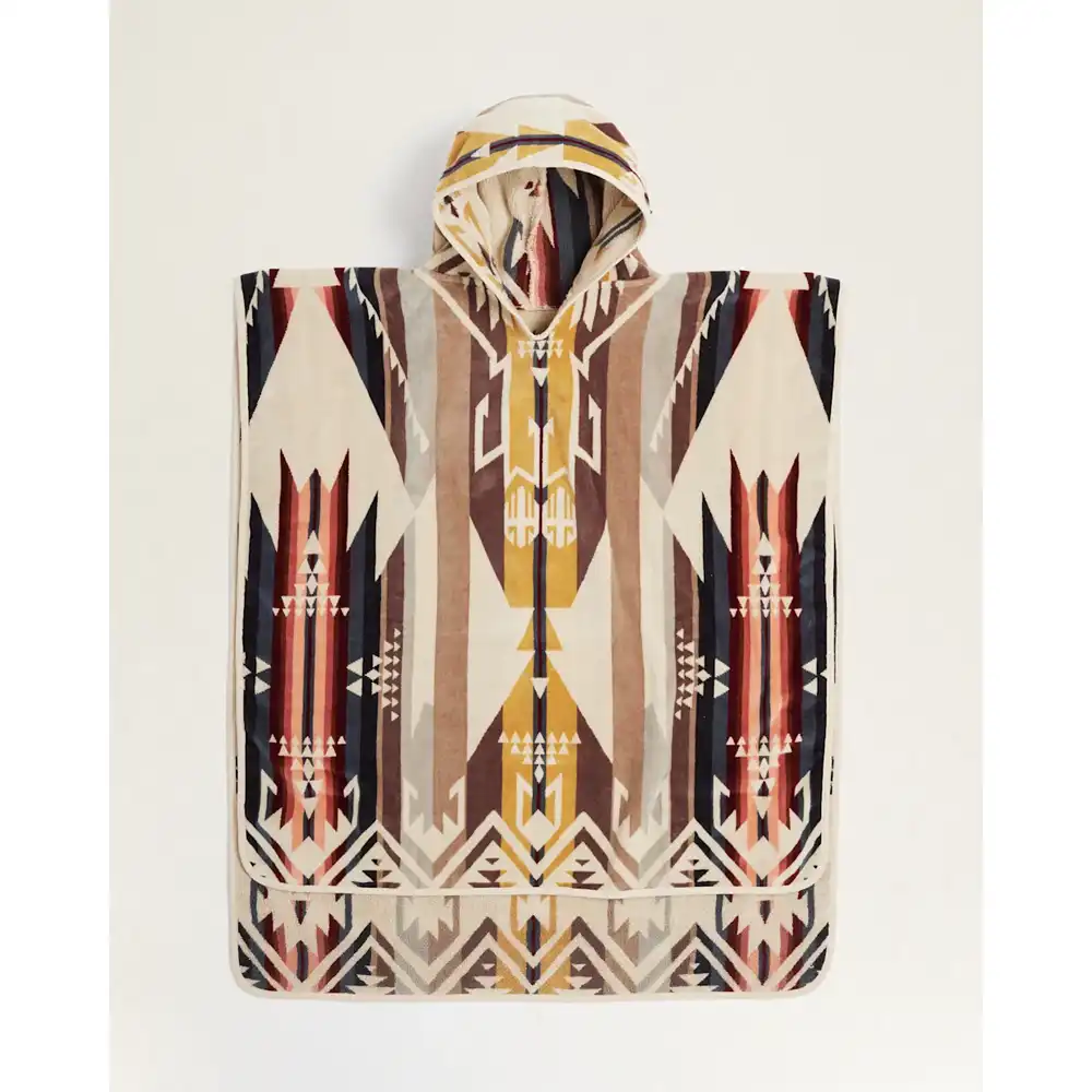 pendleton tween hooded towel tan