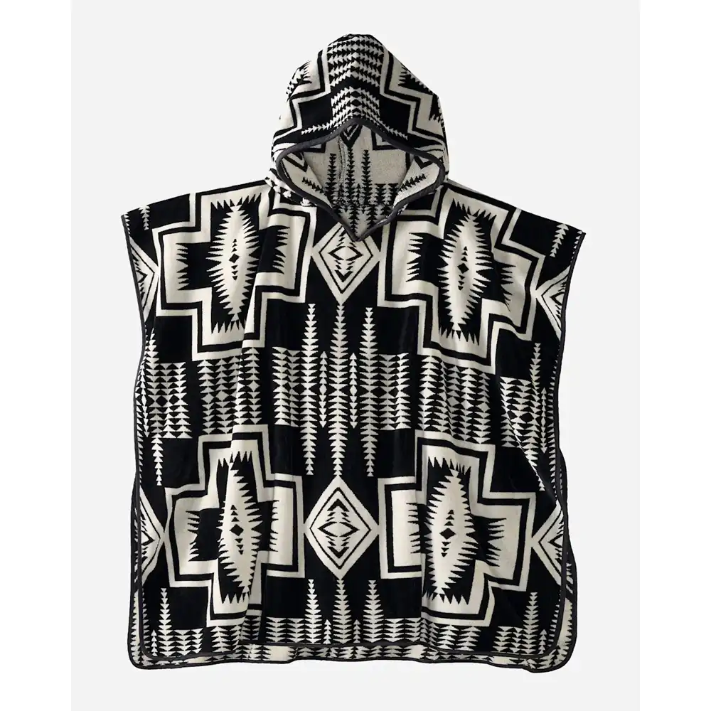 pendleton hooded tween towel black