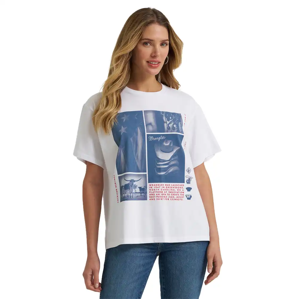 wrangler women's graphic tee shirt