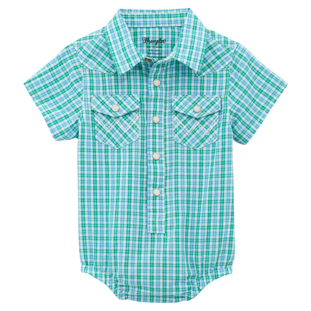 wrangler green onesie