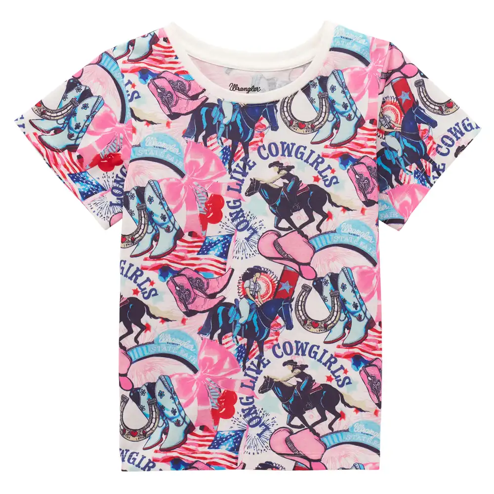 wrangler girl's tee