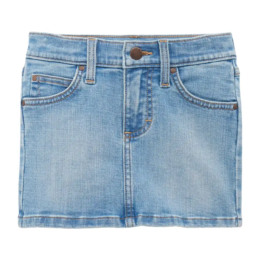 wrangler girl's denim skirt