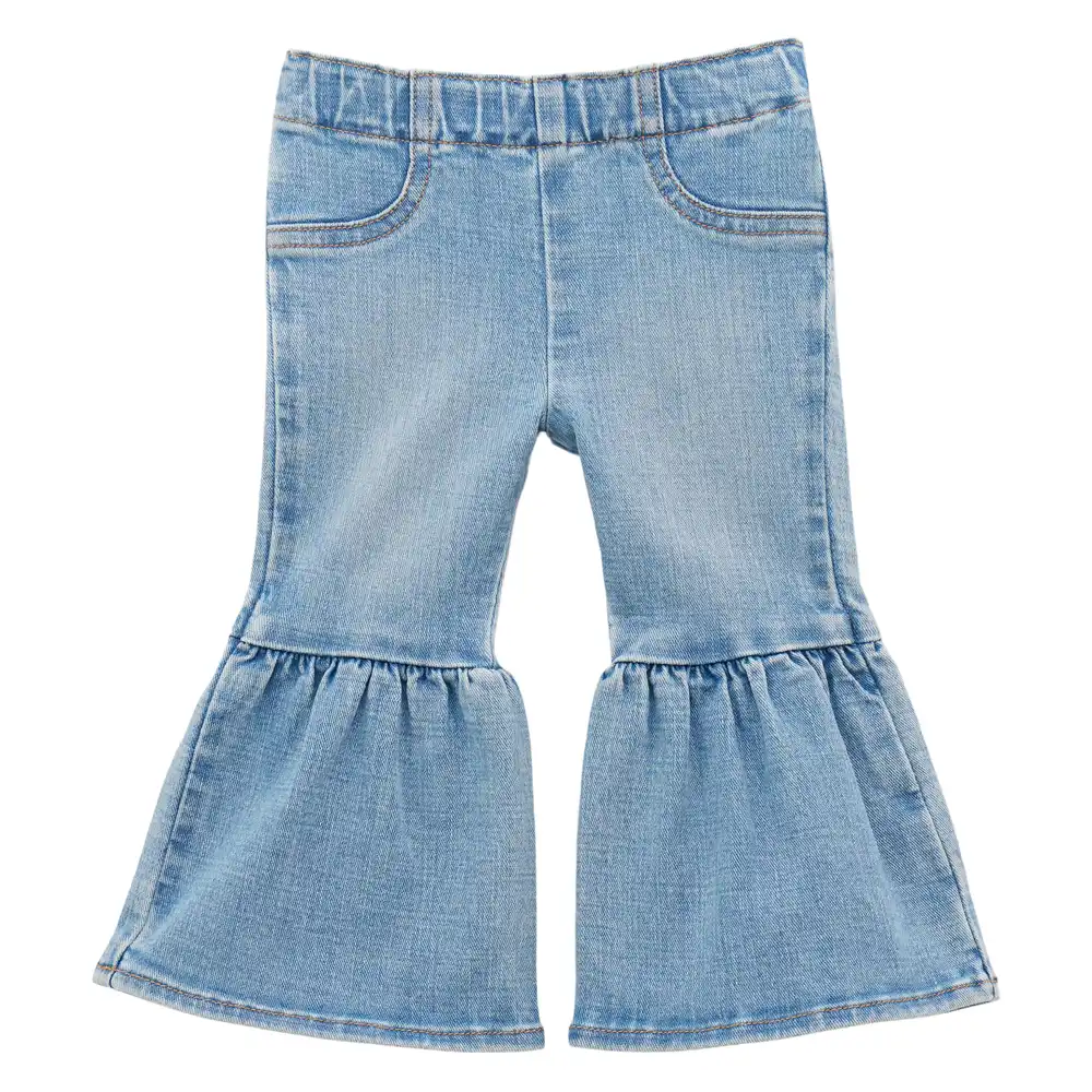 baby's wrangler® baby girl flare jean - sky