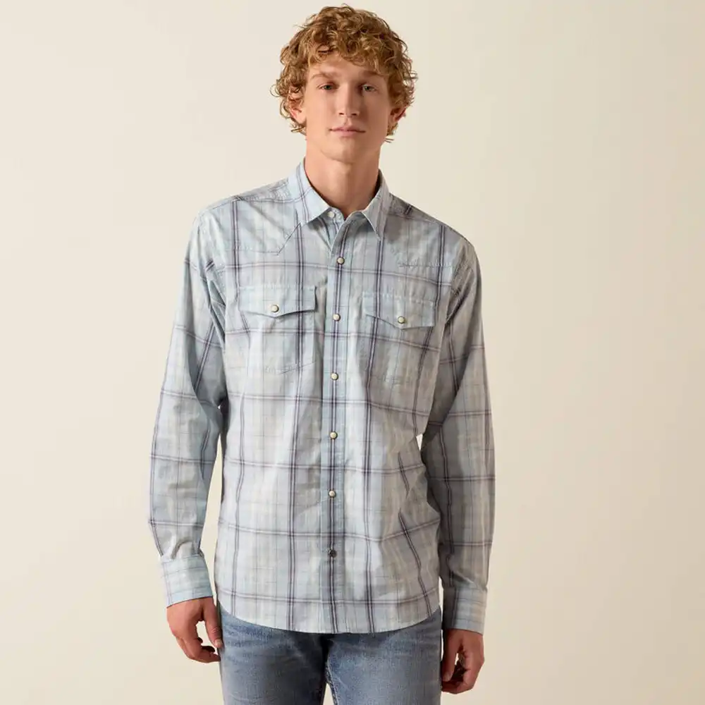 ariat men's long sleeve shirt