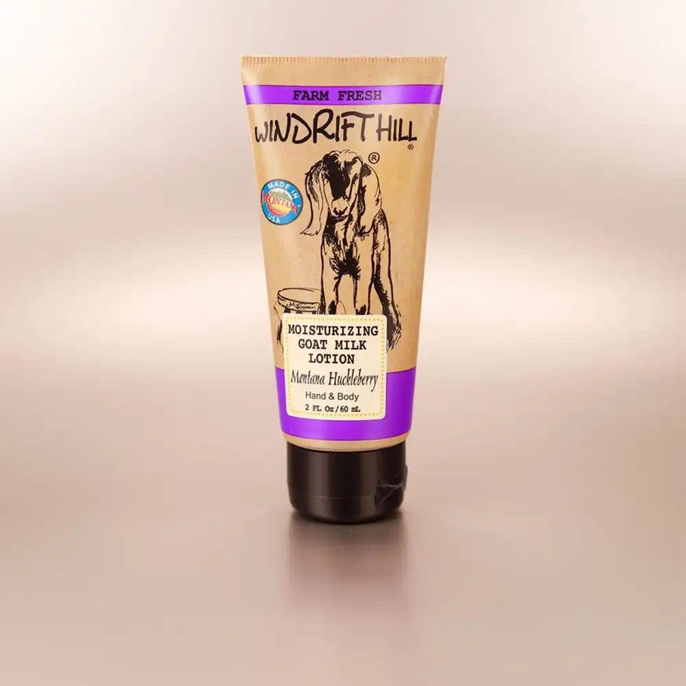 huckleberry goat milk lotion
