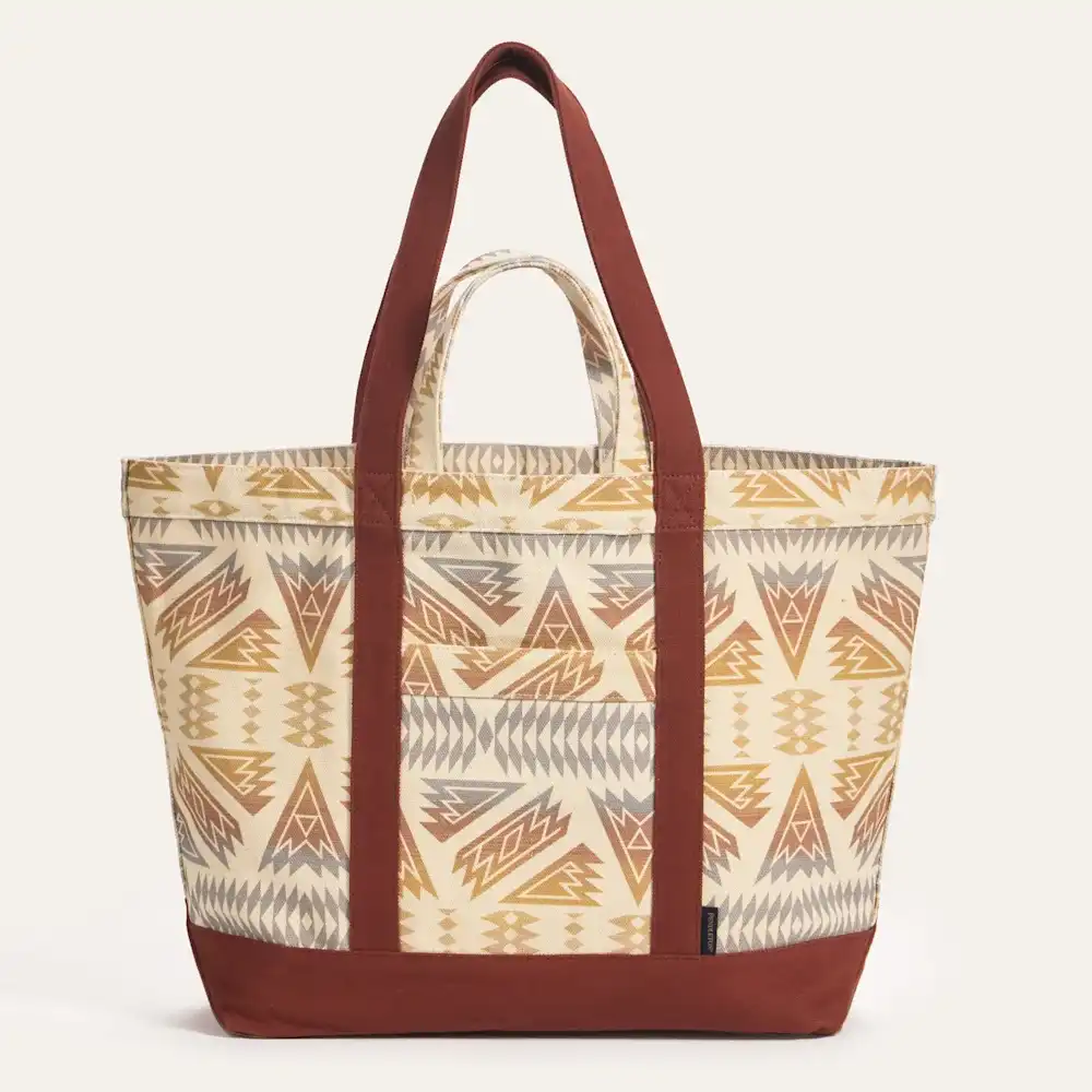 pendleton canvas tote brick