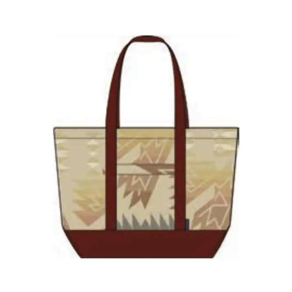 pendleton astoria canvas tote brick