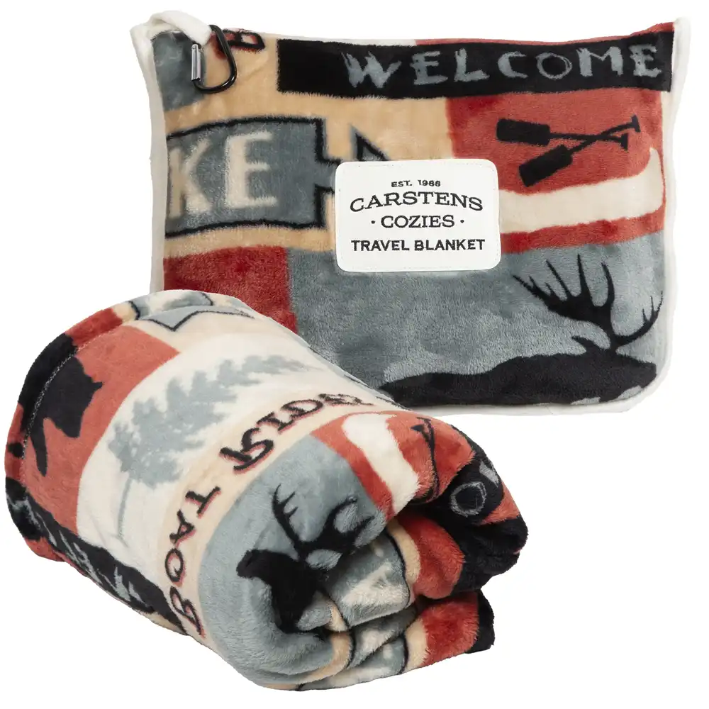 carstens lake house travel blanket