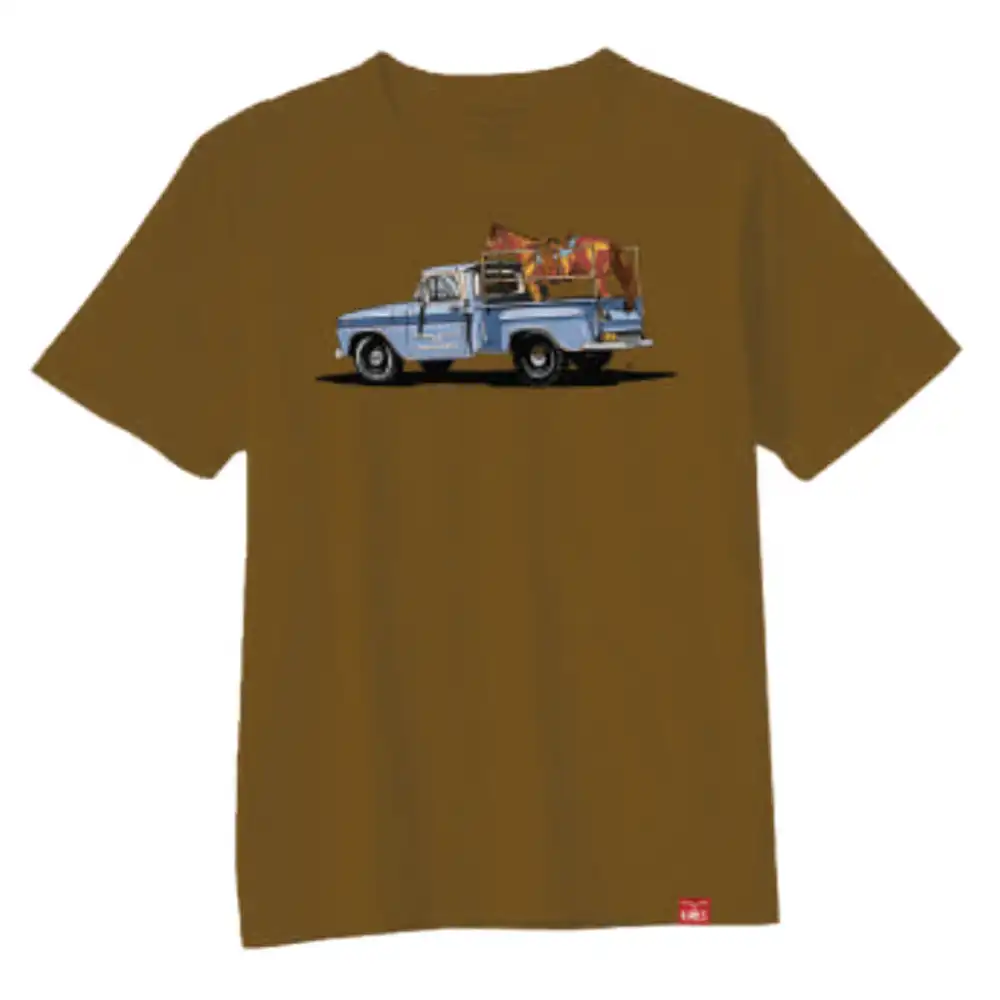Kimes Ranch men's tee shirt brown