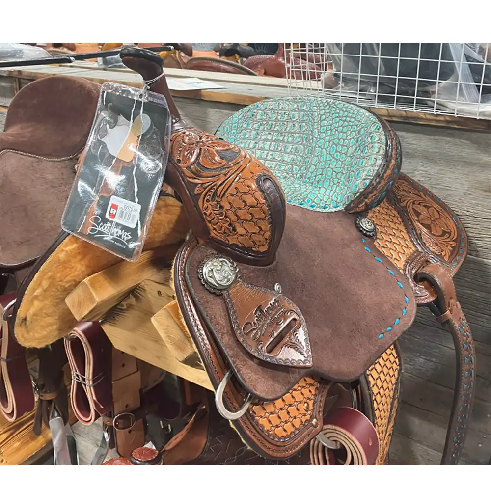 13.5 inch barrel saddle scott thomas