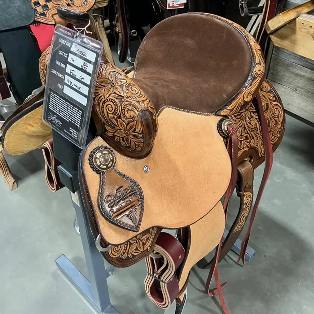 scott thomas barrel saddle 14 inch seat