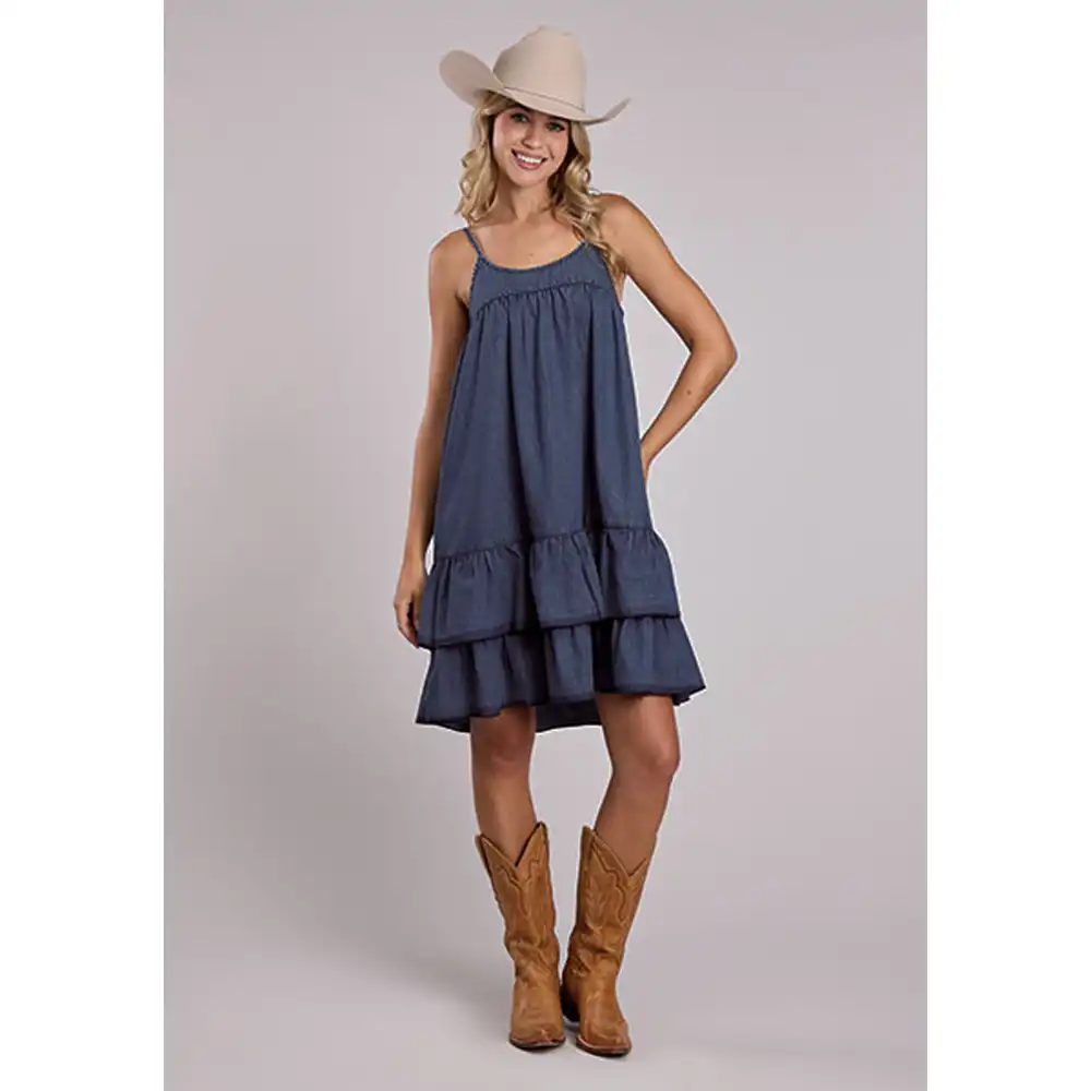 karman women's denim dress