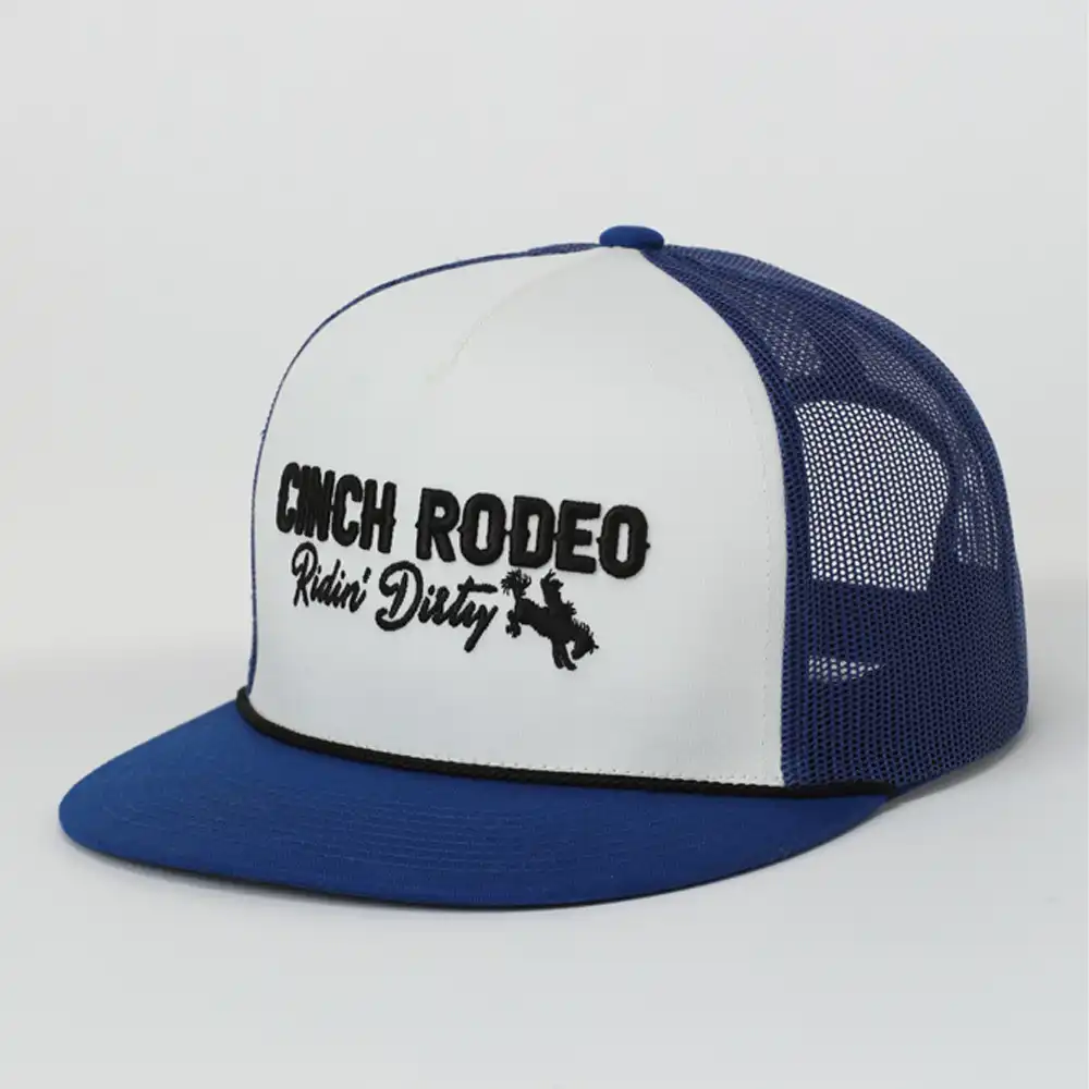 cinch cap blue