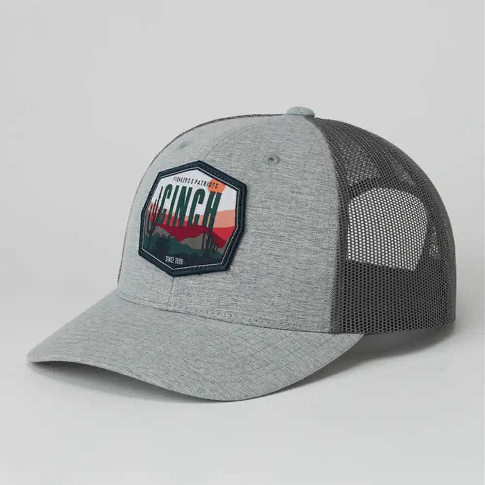 cinch cap grey