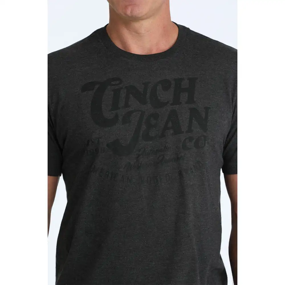cinch men's tee black