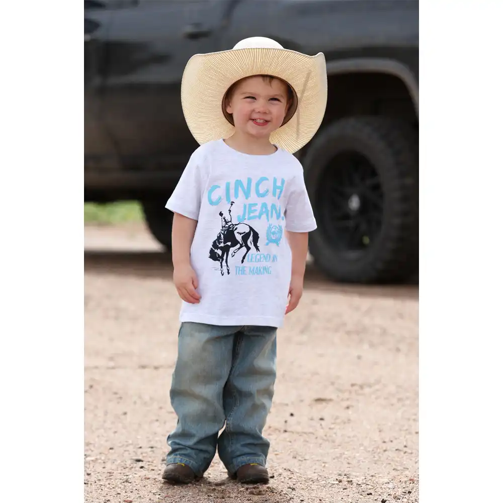 cinch toddler tee grey