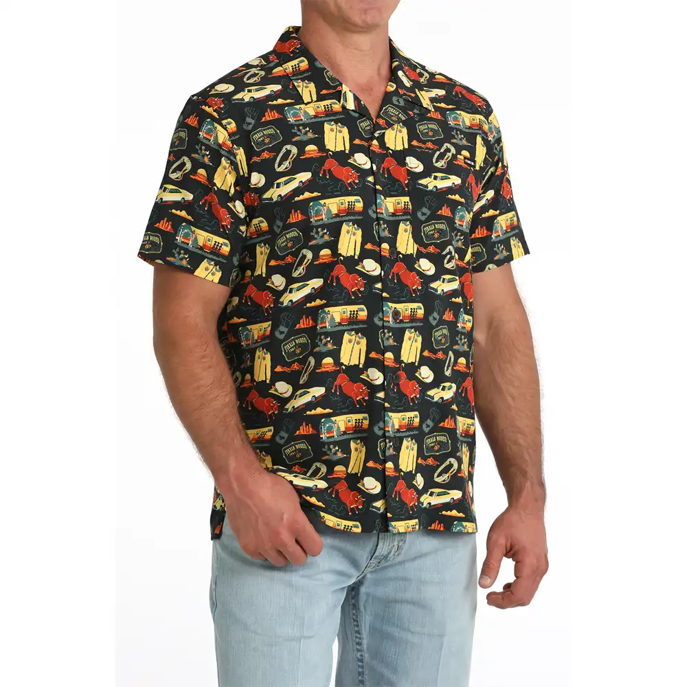 cinch men's short sleeve shirt 8 seconds