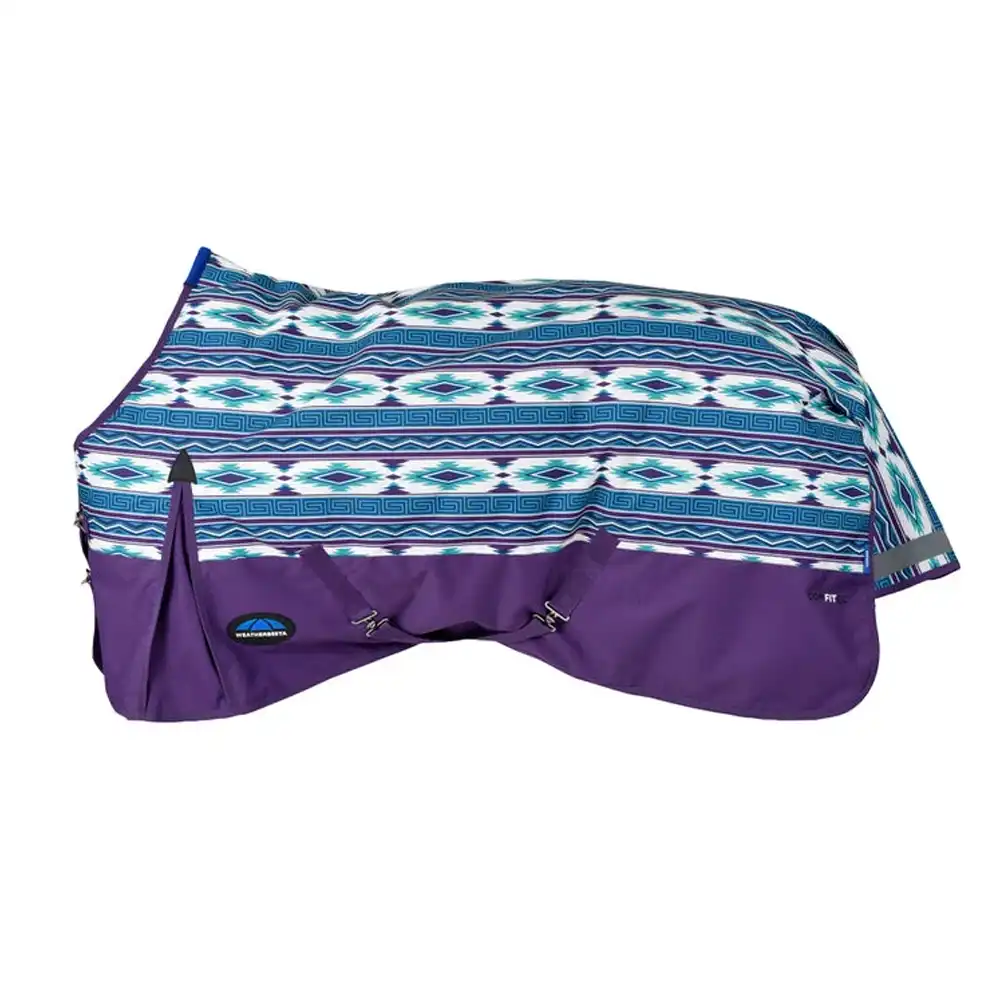 weatherbeeta turnout blanket purple and navy