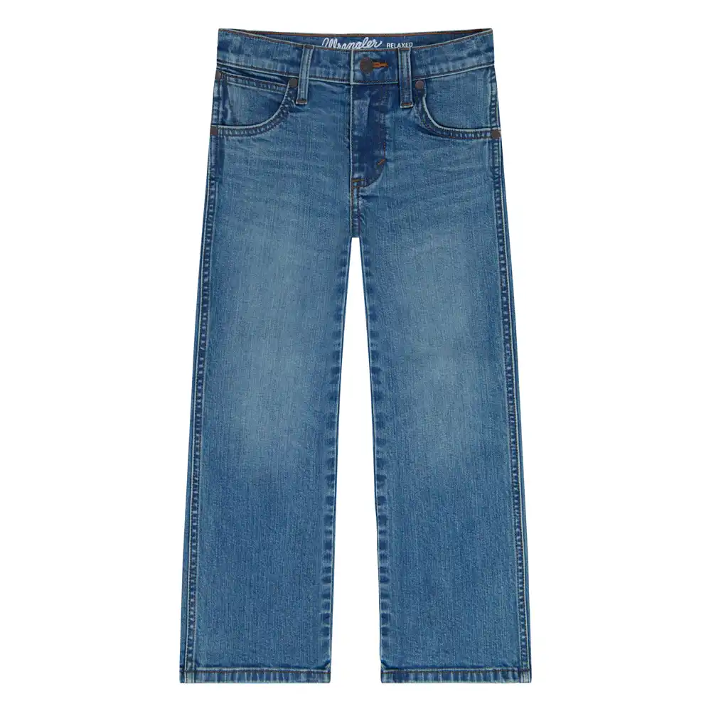 wrangler boy's relaxed fit bootcut jeans