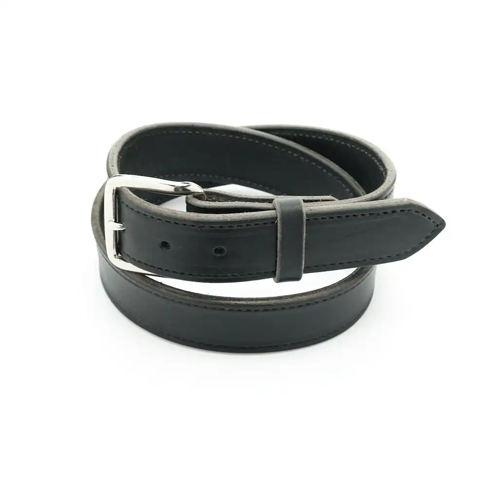 texas saddlery black latigo belt