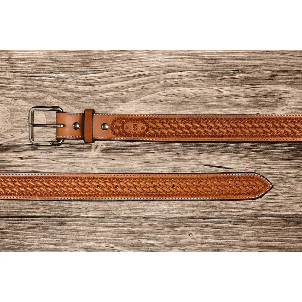 Texas saddlery basket belt