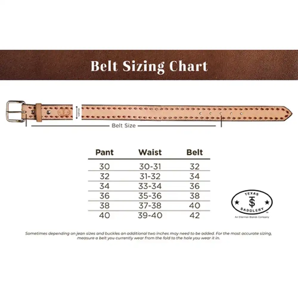 texas saddlery kid's spider belt