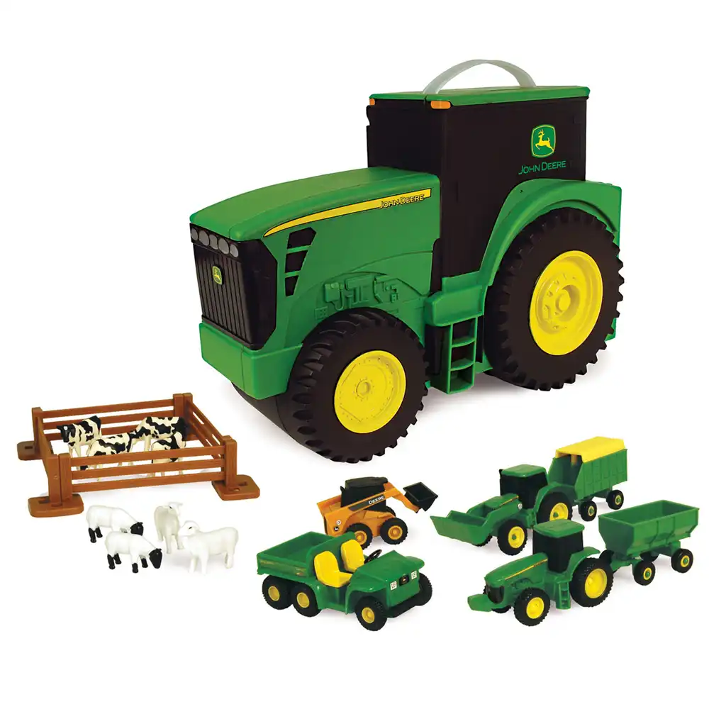 john deere tractor toy set
