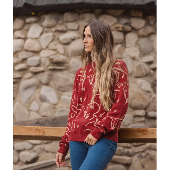 Women's Ainsley Sweater - Wine