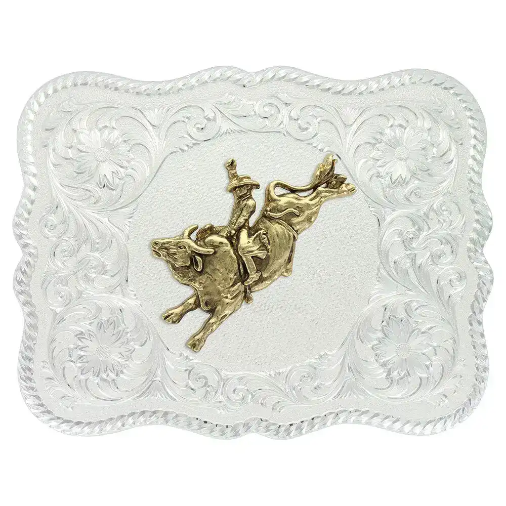 montana silversmiths scalloped belt buckle