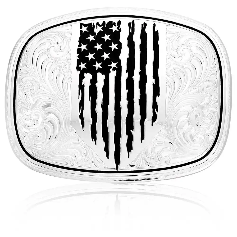 montana silversmiths american made belt buckle