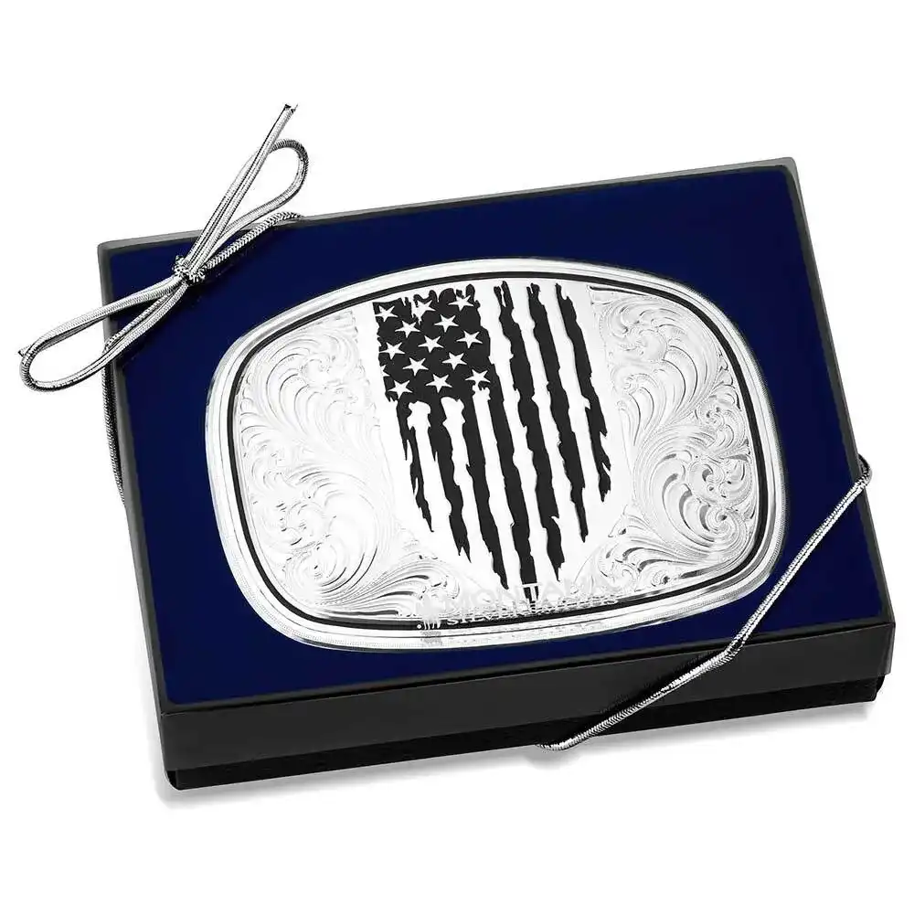 montana silversmiths american made belt buckle