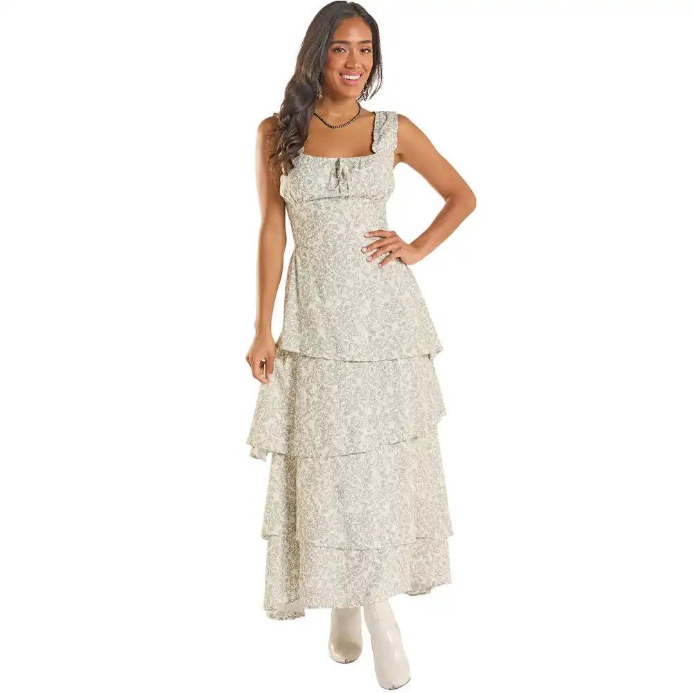 jade floral dress rock n roll denim