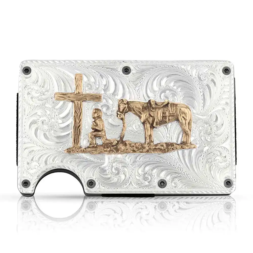 Montana Silversmiths praying money clip