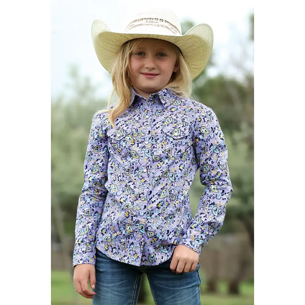 cruel denim girl's long sleeve shirt